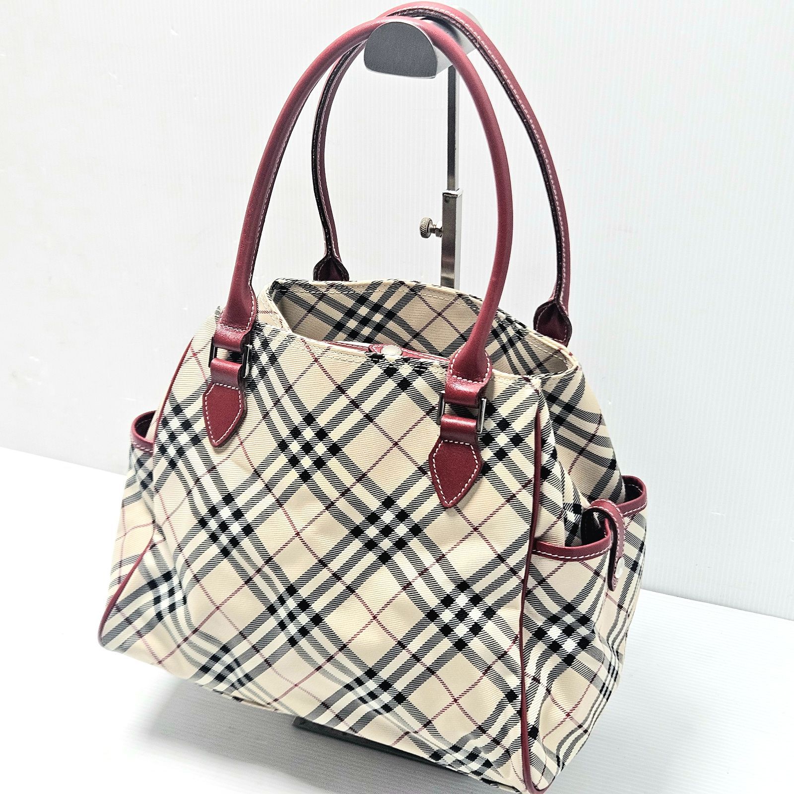 【極美品】BURBERRY BLUE LABEL ノバチェック トートバッグ ZAE66-510 三陽商会 日本製