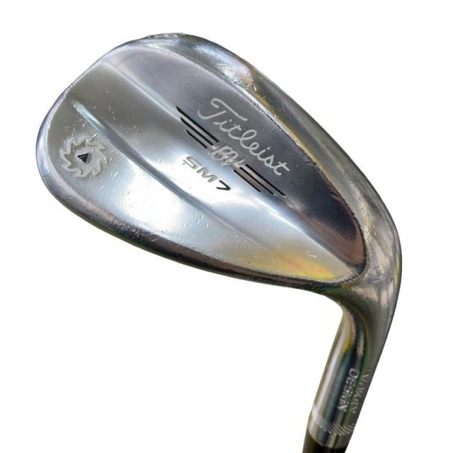 【中古】 タイトリスト VOKEY SPIN MILLED SM7 ツアークロム 58°/14°K ウェッジ WG Dynamic Gold (フレックスS) メンズ 男性用 右利き 右用 Cランク ゴルフクラブ