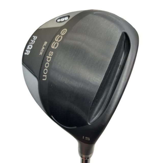 【中古】 プロギア egg spoon BLACK 15° フェアウェイウッド FW Diamana FOR PRGR(2021 FW) (フレックスSR) メンズ 男性用 右利き 右用 Cランク ゴルフクラブ