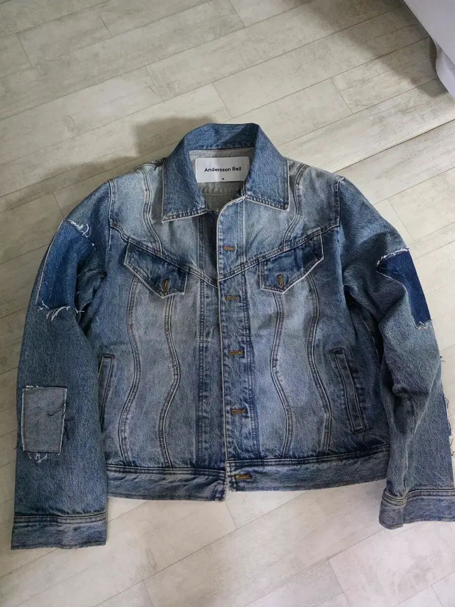 アンダースンベル パッチワーク デニム ジャケット M