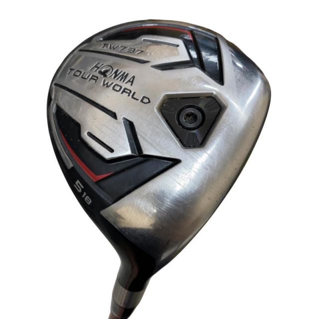 【中古】 本間ゴルフ TOUR WORLD TW737 5W フェアウェイウッド FW VIZARD EX-C55 (フレックスS) メンズ 男性用 右利き 右用 Cランク ゴルフクラブ