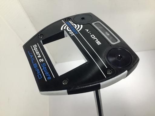 【中古】 オデッセイ Ai-ONE SQUARE 2 SQUARE JAILBIRD 34インチ パター PT STROKE LAB 90 スチール (フレックスその他) メンズ 男性用 右利き 右用 Cランク ゴルフクラブ