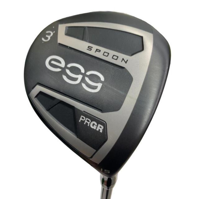 【中古】 プロギア egg(2019) 3W フェアウェイウッド FW eggオリジナルカーボン (フレックスSR) メンズ 男性用 右利き 右用 Cランク ゴルフクラブ