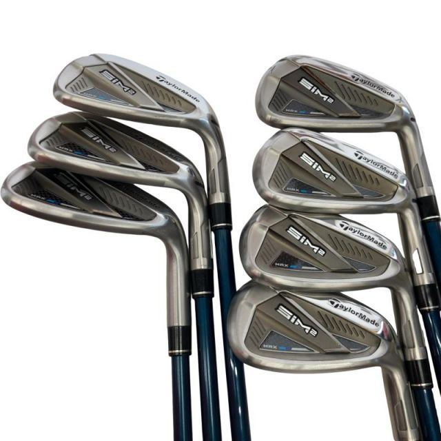 【中古】 テーラーメイド SIM2 MAX 7S アイアンセット IR TENSEI BLUE TM60(SIM2 IR) (フレックスS) メンズ 男性用 右利き 右用 Cランク ゴルフクラブ 50,989円