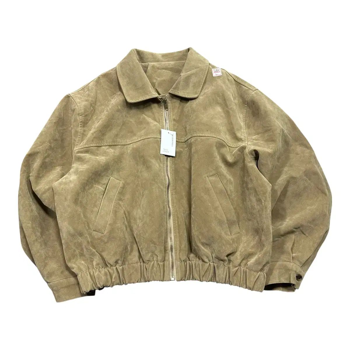 (新品) スウェード ブラウン ジャケット