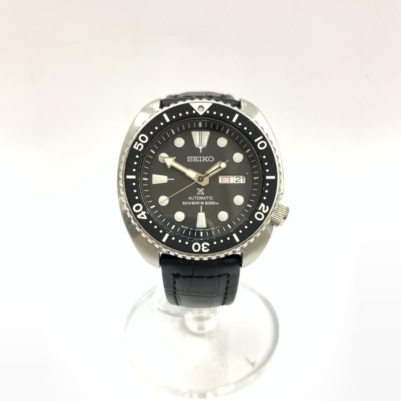 【中古】SEIKO プロスペックス ダイバーズ 自動巻き腕時計 4R36-04Y0 レザーベルト セイコー[92][240092334912]