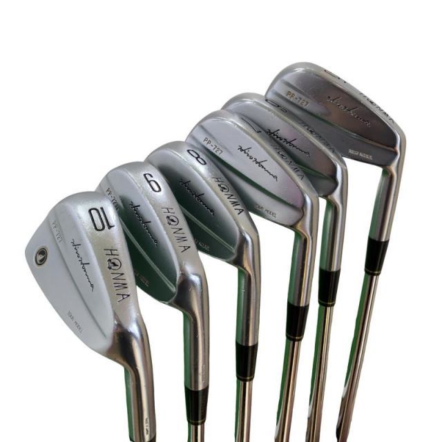 【中古】 本間ゴルフ PP-727 ツアーモデル 8S アイアンセット IR SUPER GOLD STEEL (フレックスその他) メンズ 男性用 右利き 右用 Dランク ゴルフクラブ