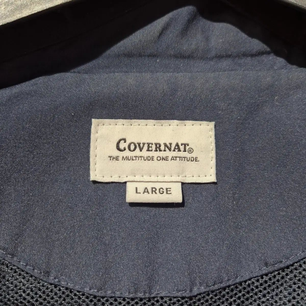 COVERNAT バイカラー ウィンドブレーカー ネイビー-最大70％オフ通販