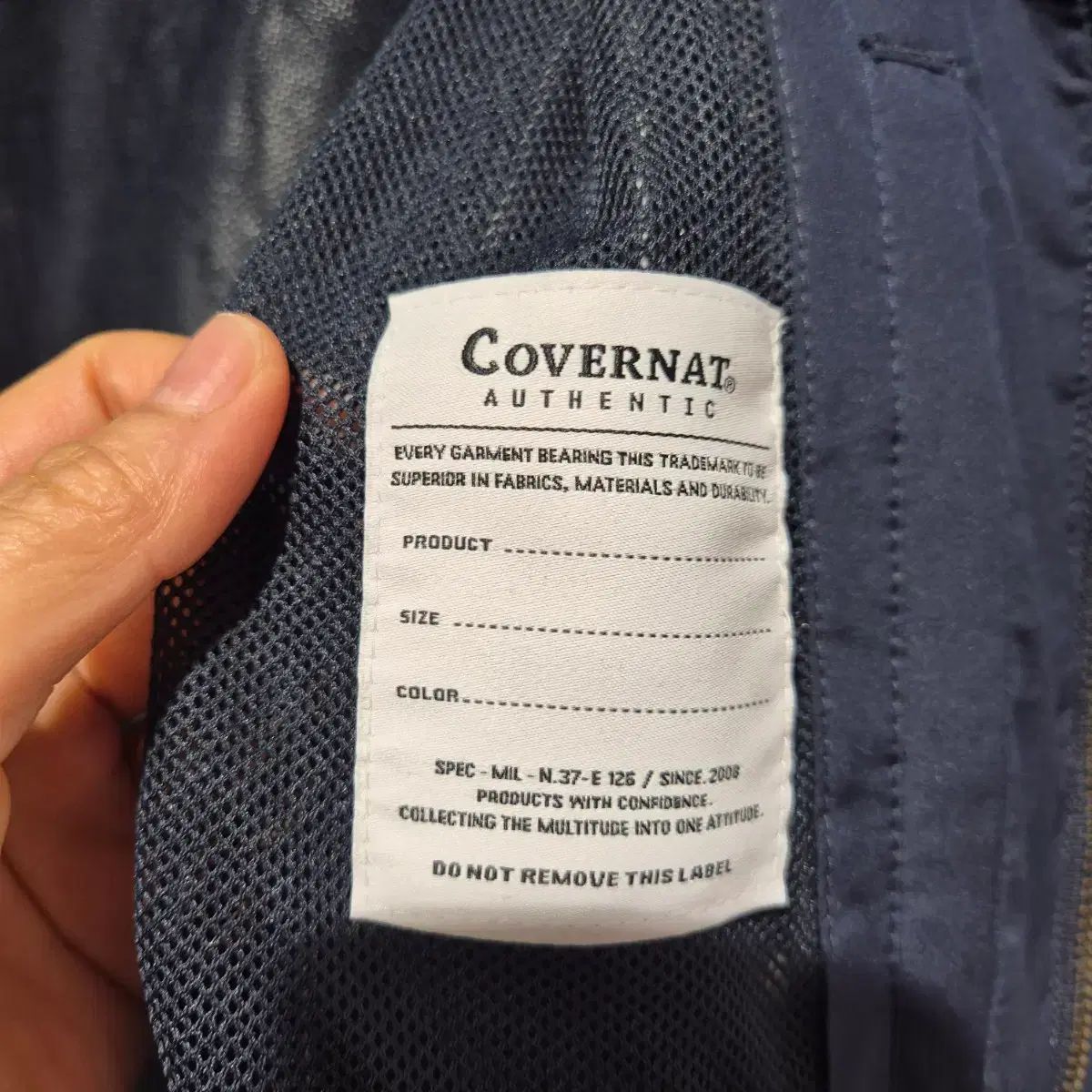 COVERNAT バイカラー ウィンドブレーカー ネイビー-最大70％オフ通販