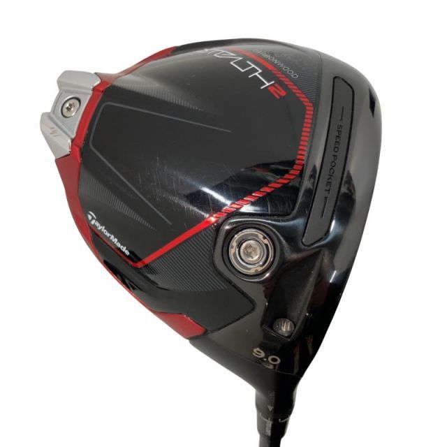 【中古】 テーラーメイド STEALTH2 9° ドライバー DR TENSEI RED TM50(STEALTH DR) (フレックスS) メンズ 男性用 右利き 右用 Cランク ゴルフクラブ