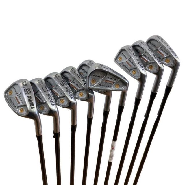 【中古】 本間ゴルフ Twin Marks PROTUNE-S 10S アイアンセット IR 1S DORIC TITANIUM FEATHER WEIGHT III (フレックスその他) メンズ 男性用 右利き 右用 Dランク ゴルフクラブ