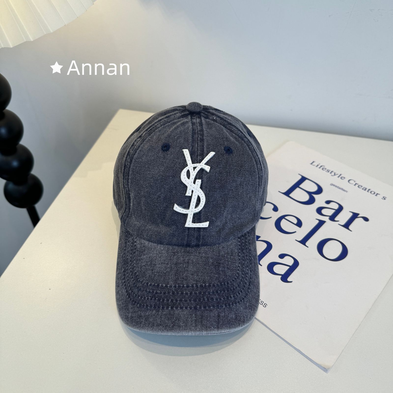 新品 希少 超美品 新品 YSL YVES SAINT LAURENT イヴサンローラン キャップ 帽子 メンズ レディース ユニセックス