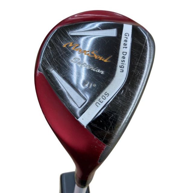 【中古】 マックスソウル MaxSoul Superior S03 21° ユーティリティ UT 純正特注シャフト (フレックスS) メンズ 男性用 右利き 右用 Cランク ゴルフクラブ