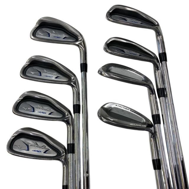 【中古】 ミズノ EURUS 4AD 8S アイアンセット IR FST 1170 (フレックスUNI) メンズ 男性用 右利き 右用 Dランク ゴルフクラブ