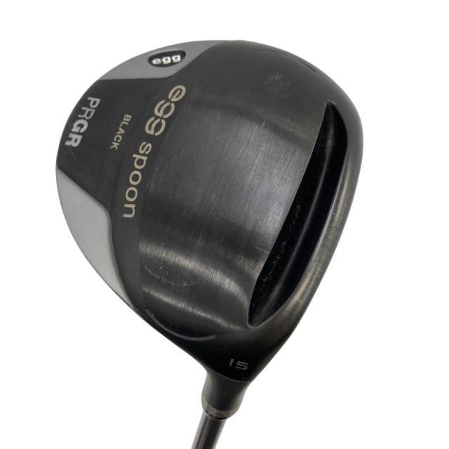 【中古】 プロギア egg spoon BLACK 15° フェアウェイウッド FW 純正特注シャフト (フレックスS) メンズ 男性用 右利き 右用 Cランク ゴルフクラブ