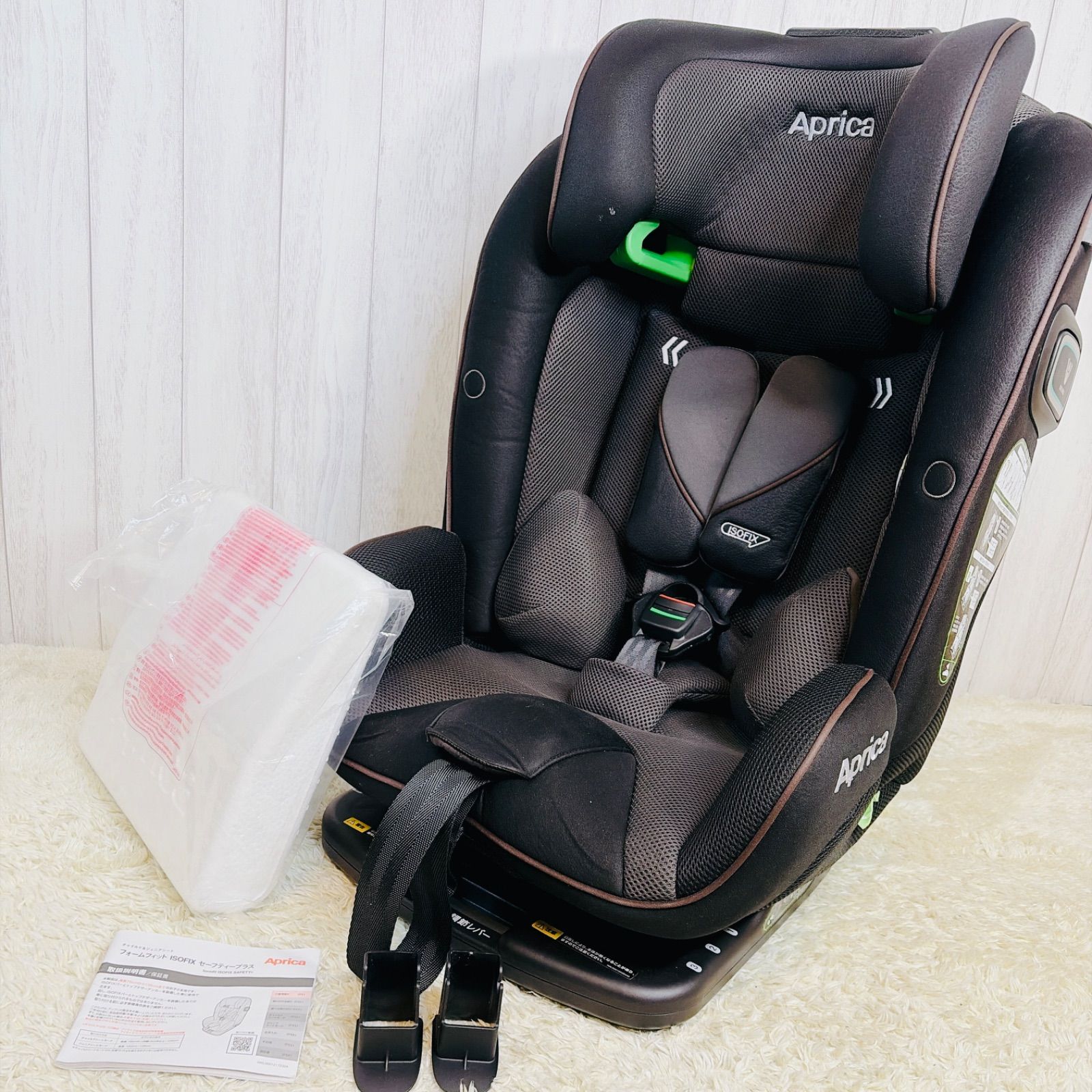 極美品】Aprica アップリカ フォームフィットセーフティープラス AB 