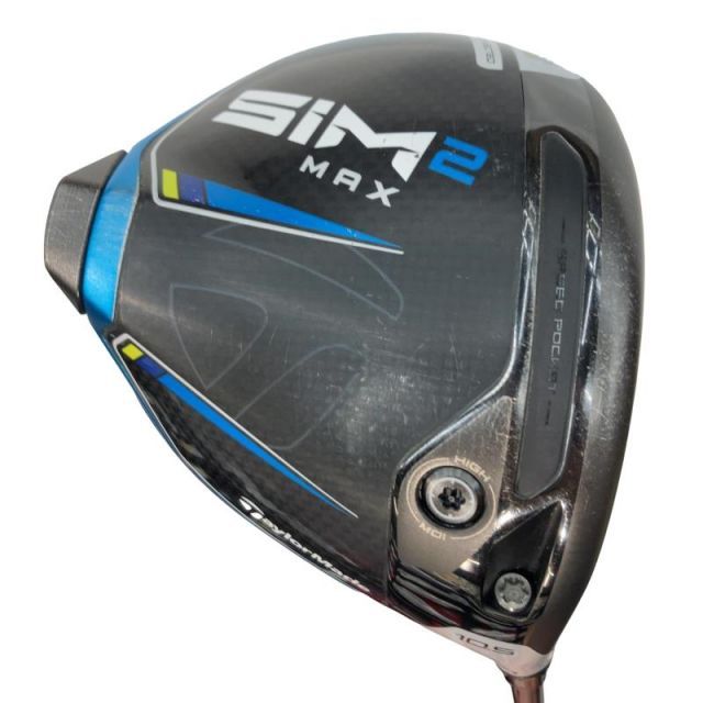 【中古】 テーラーメイド SIM2 MAX 10.5° ドライバー DR Diamana TB 60 (フレックスS) メンズ 男性用 右利き 右用 Cランク ゴルフクラブ