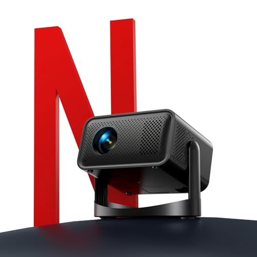 プロジェクター 家庭用【2026新モデル Android TV搭載・360°回転・30000LM・1080P・4K対応】天井投影可能 プロジェクター 小型 電動フォーカス 自動台形補正 ホームプロジェクター 内蔵HiFiスピーカー Bluet a2565723