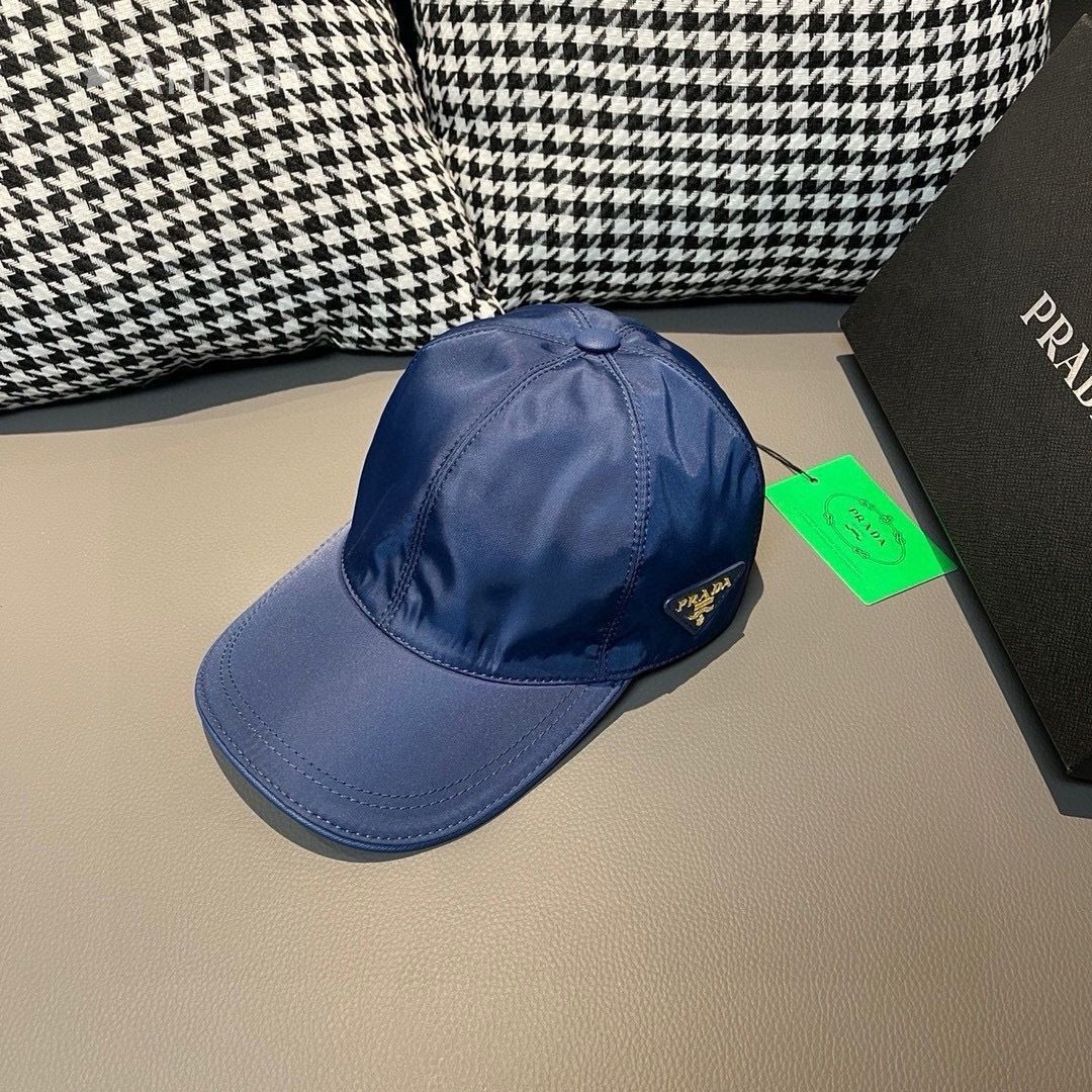 極美品 新品 PRADA プラダ キャップ 帽子 メンズ レディース ユニセックス