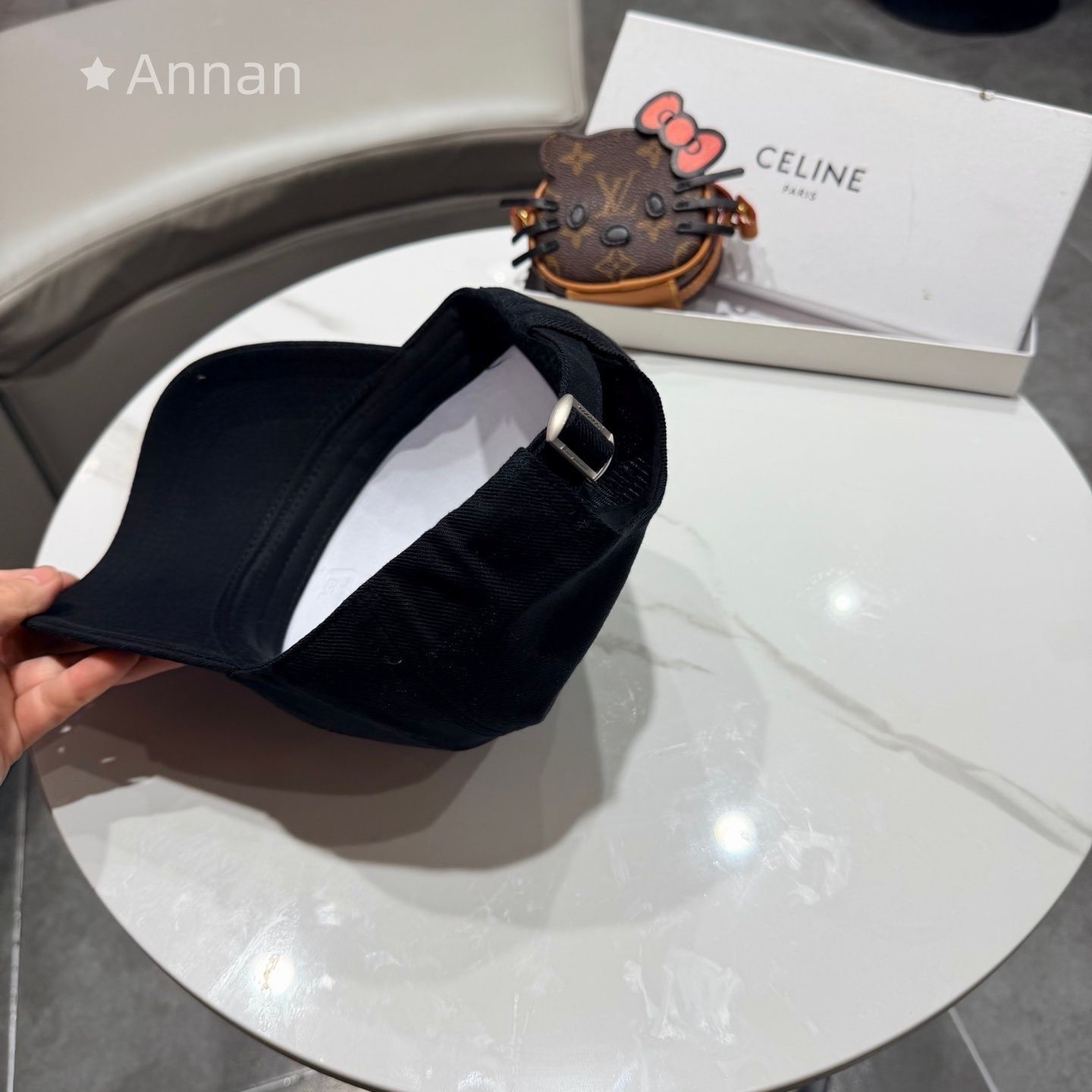 即完売 本日特価 超美品新品 CELINE セリーヌ キャップ 帽子 メンズ レディース ユニセックス｜詳細画像