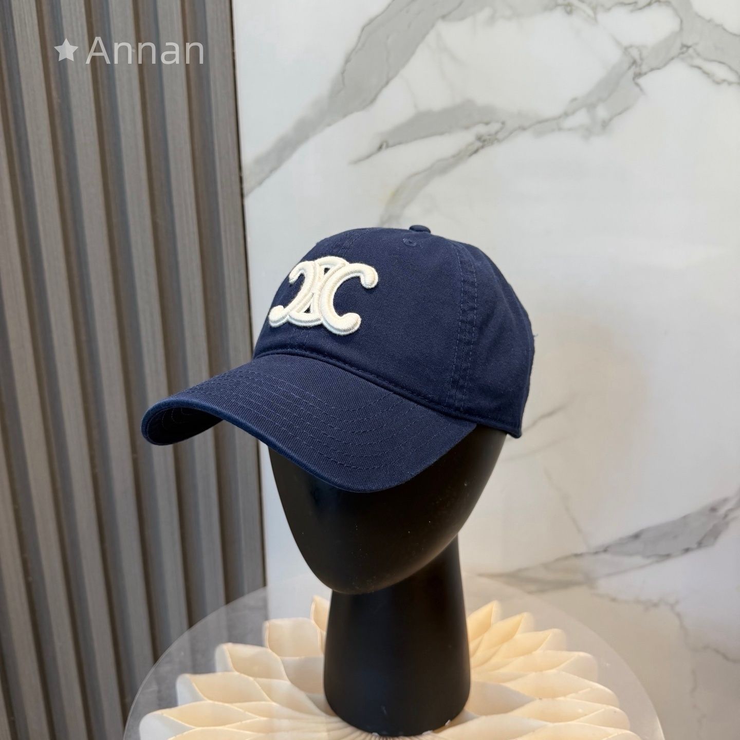 送料込☆ 超美品新品 CELINE セリーヌ キャップ 帽子 メンズ 