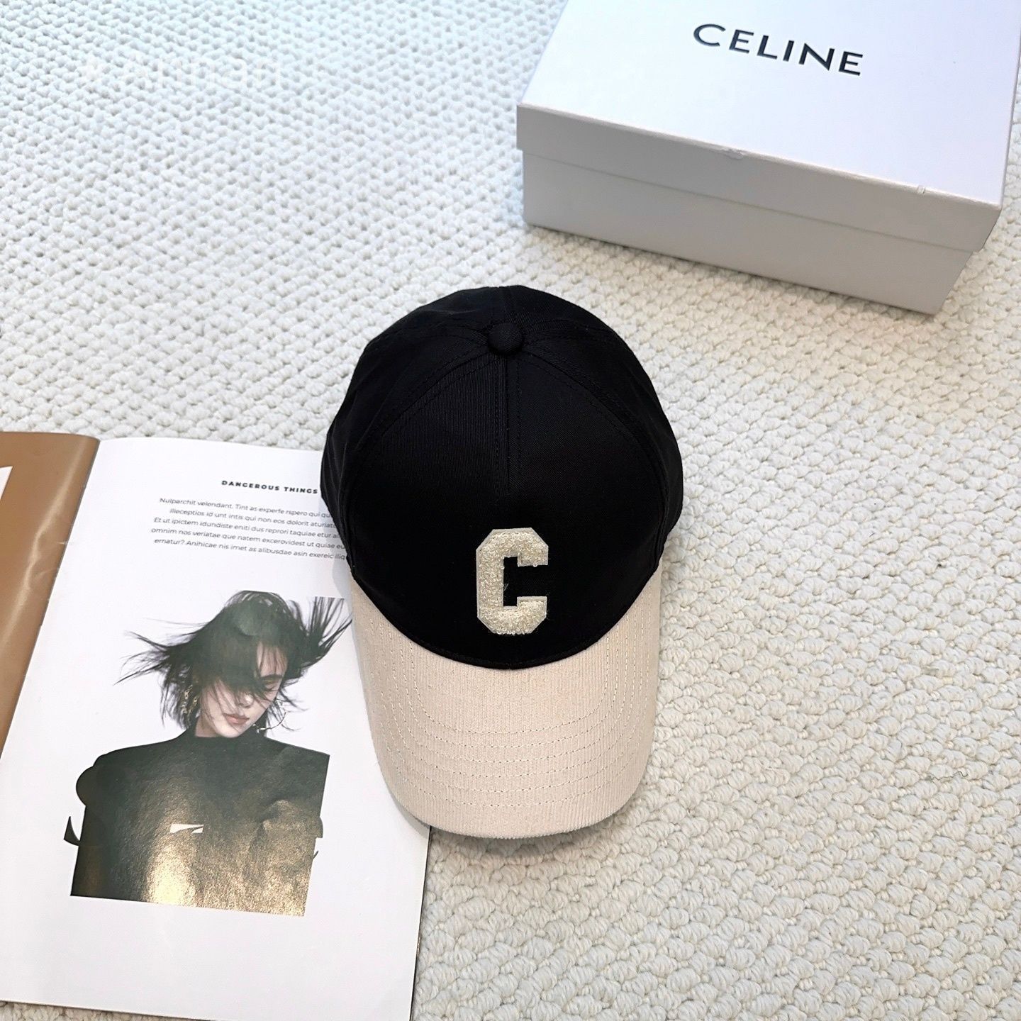 【未使用品】新品 CELINE セリーヌ キャップ 帽子 メンズ レディース ユニセックス