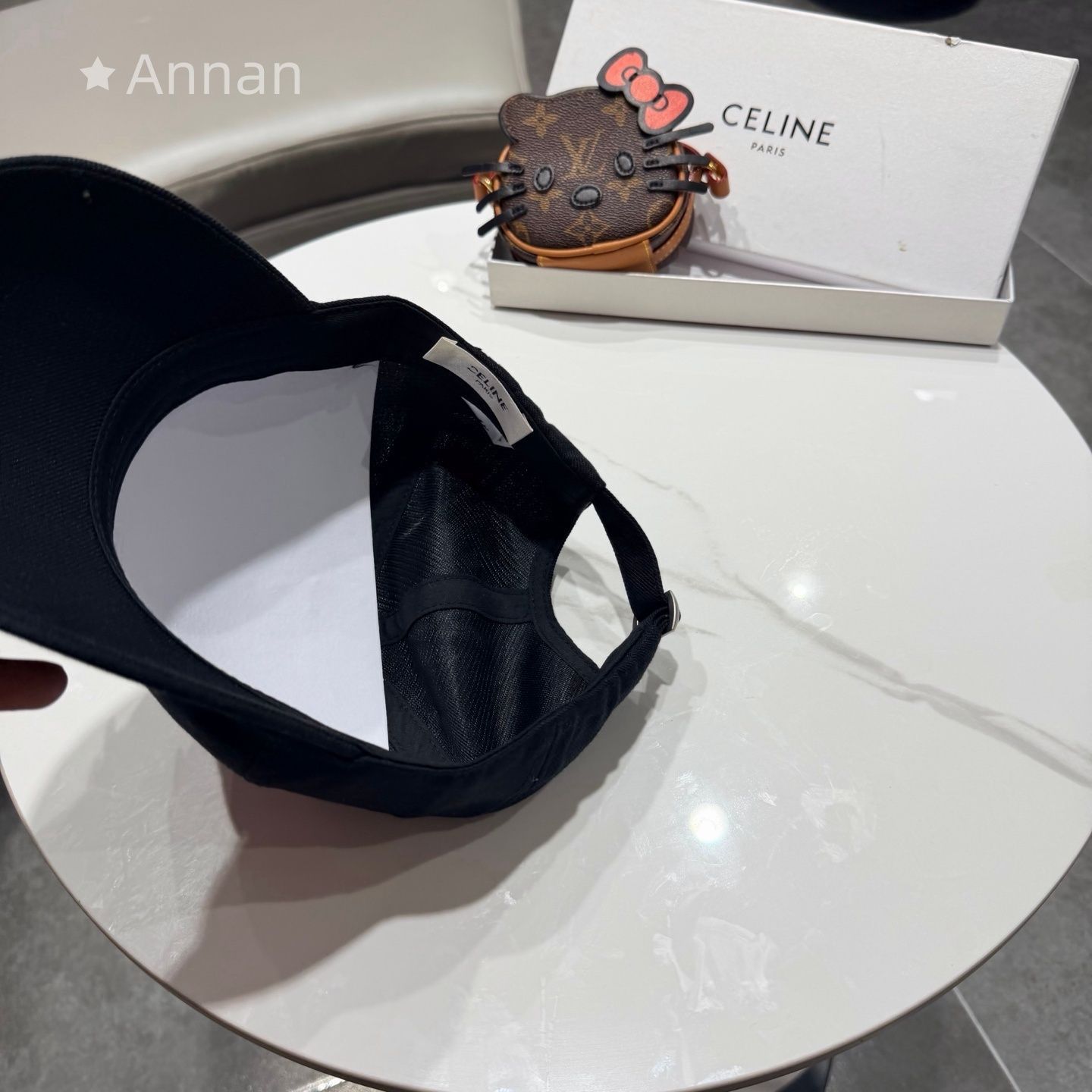 即完売 本日特価 超美品新品 CELINE セリーヌ キャップ 帽子 メンズ レディース ユニセックス｜詳細画像