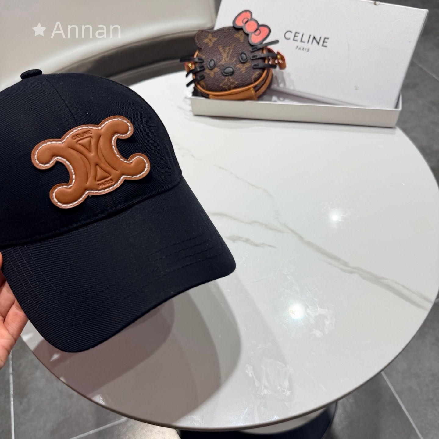 即完売 本日特価 超美品新品 CELINE セリーヌ キャップ 帽子 メンズ レディース ユニセックス｜詳細画像