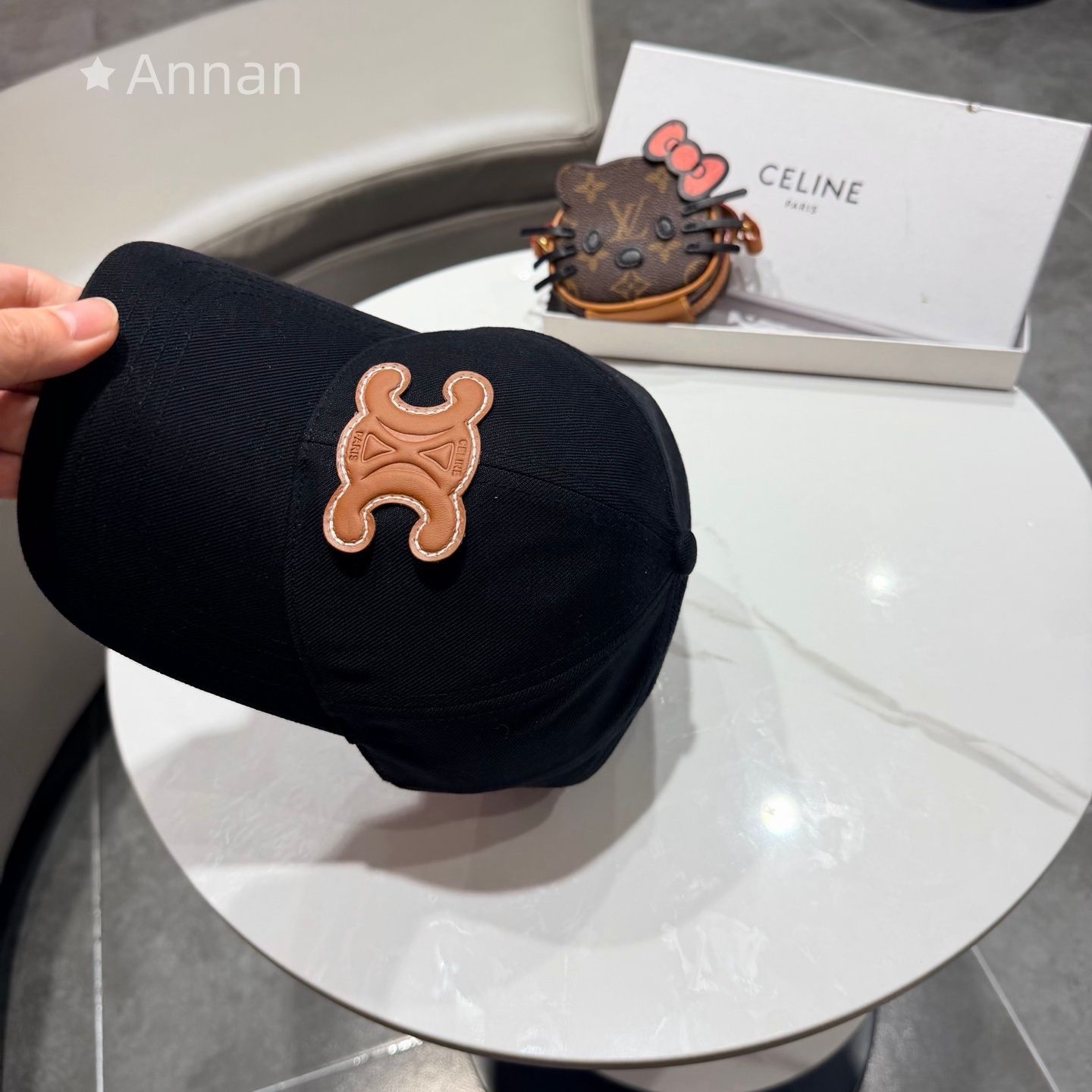 即完売 本日特価 超美品新品 CELINE セリーヌ キャップ 帽子 メンズ レディース ユニセックス｜詳細画像
