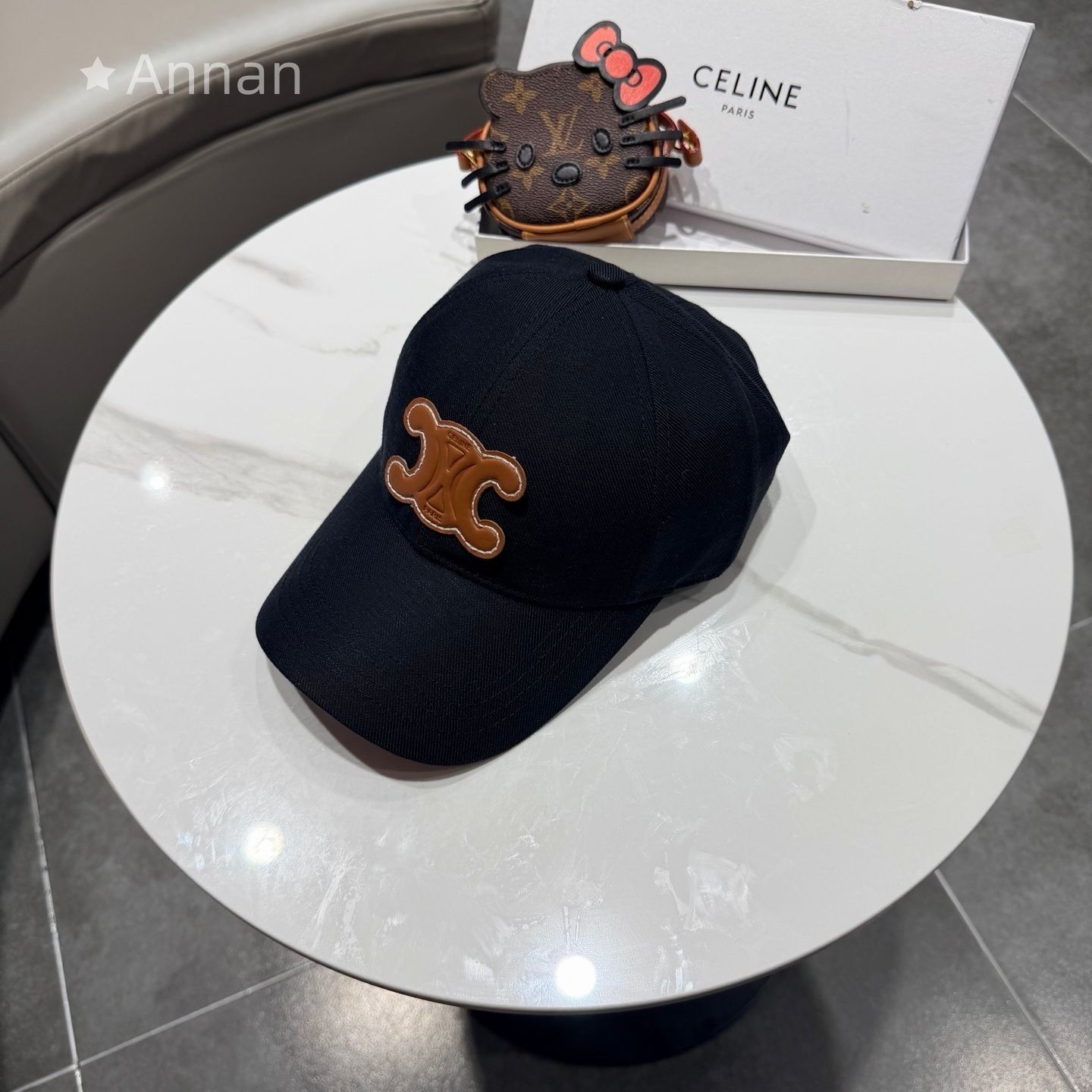 即完売 本日特価 超美品新品 CELINE セリーヌ キャップ 帽子 メンズ レディース ユニセックス｜詳細画像