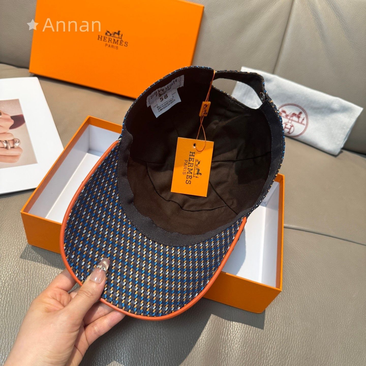 綺麗 ★★ 新品 HERMES エルメス キャップ 帽子 メンズ レディース ユニセックス｜詳細画像