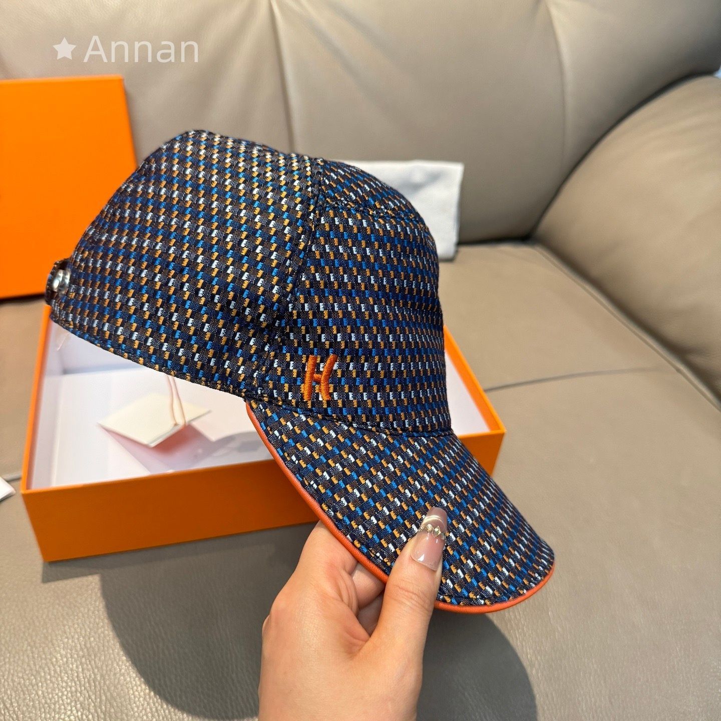 綺麗 ★★ 新品 HERMES エルメス キャップ 帽子 メンズ レディース ユニセックス｜詳細画像