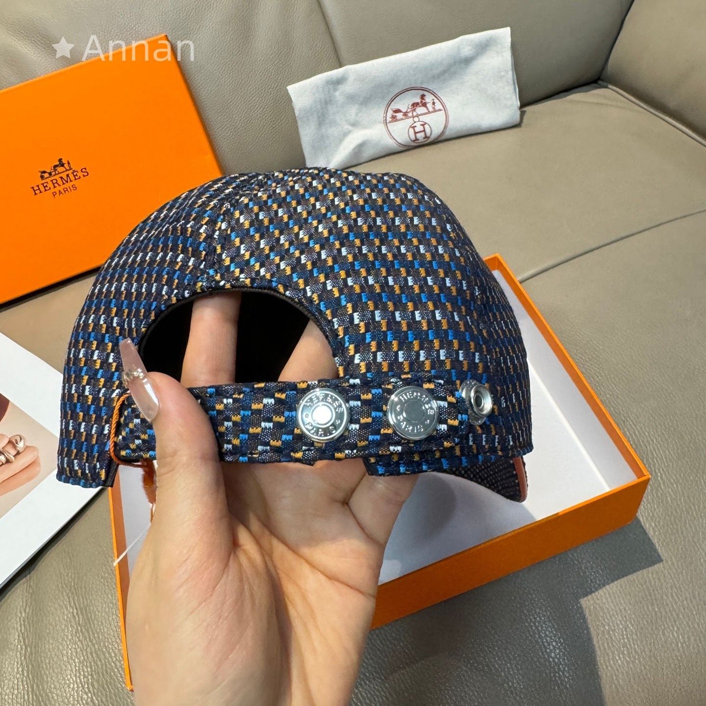 綺麗 ★★ 新品 HERMES エルメス キャップ 帽子 メンズ レディース ユニセックス｜詳細画像