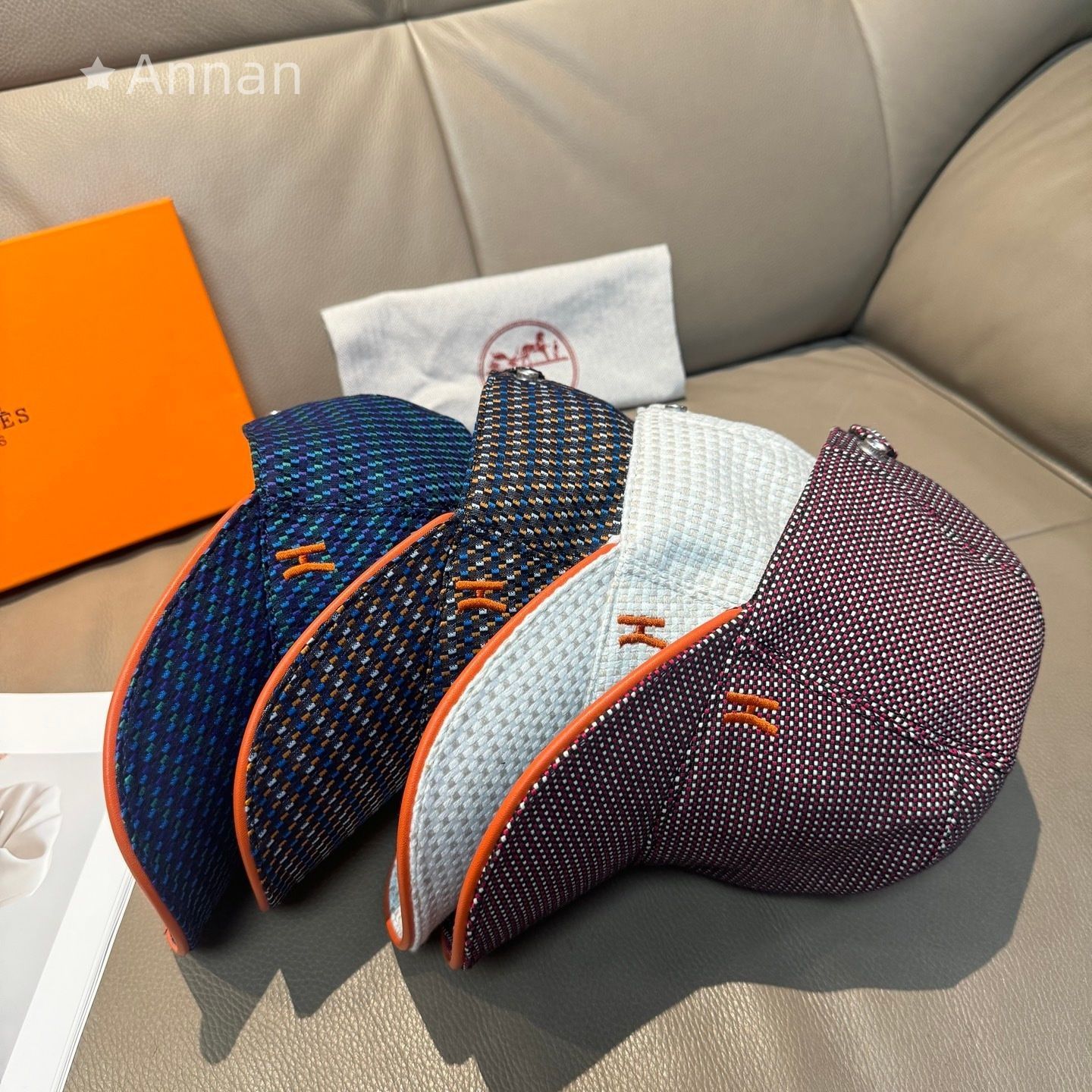 綺麗 ★★ 新品 HERMES エルメス キャップ 帽子 メンズ レディース ユニセックス｜詳細画像
