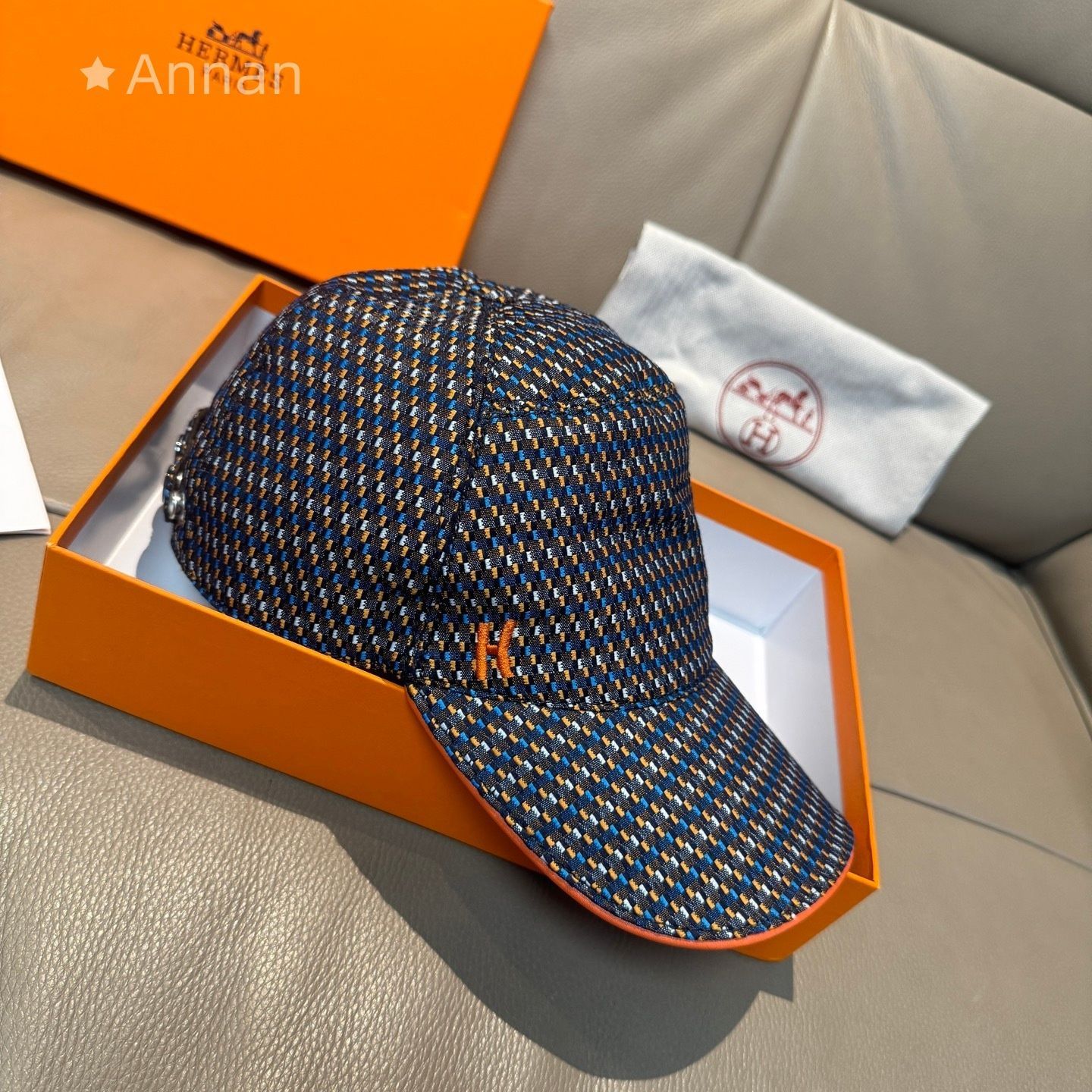 綺麗 ★★ 新品 HERMES エルメス キャップ 帽子 メンズ レディース ユニセックス｜詳細画像