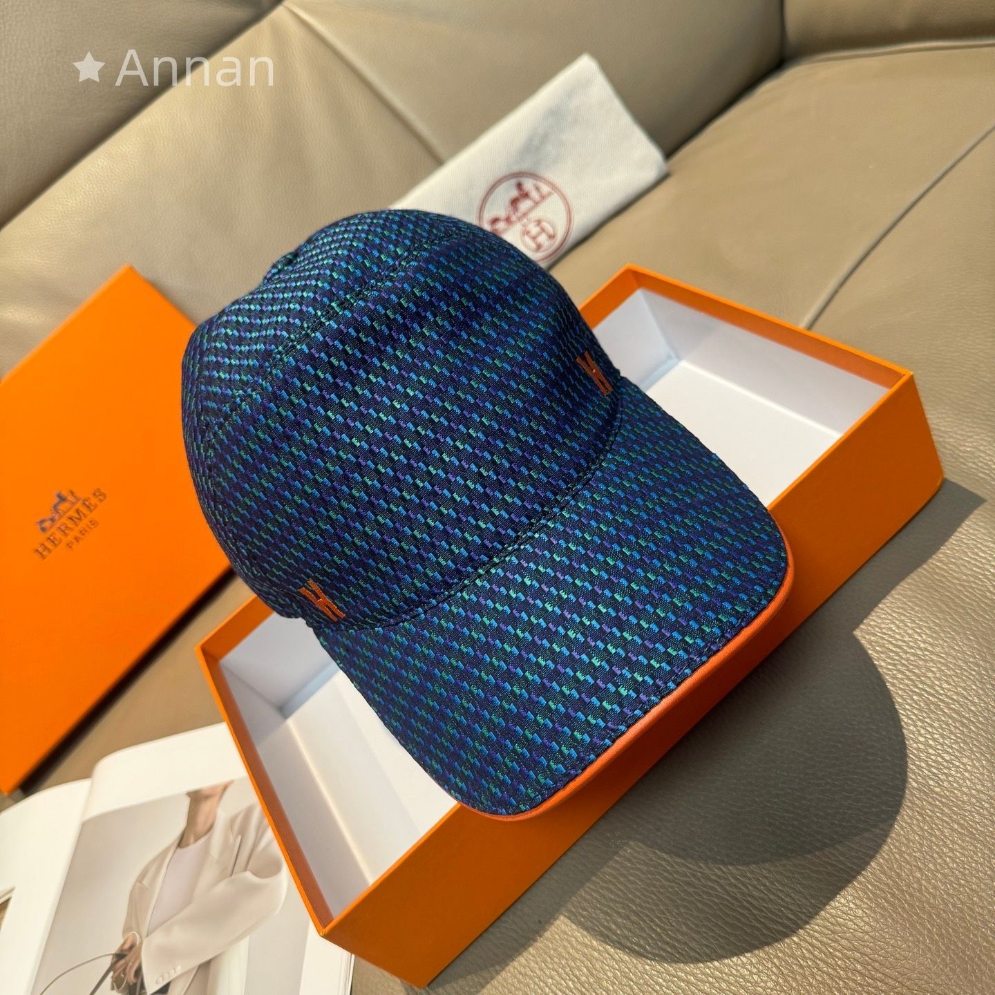美品★ 新品 HERMES エルメス キャップ 帽子 メンズ レディース ユニセックス