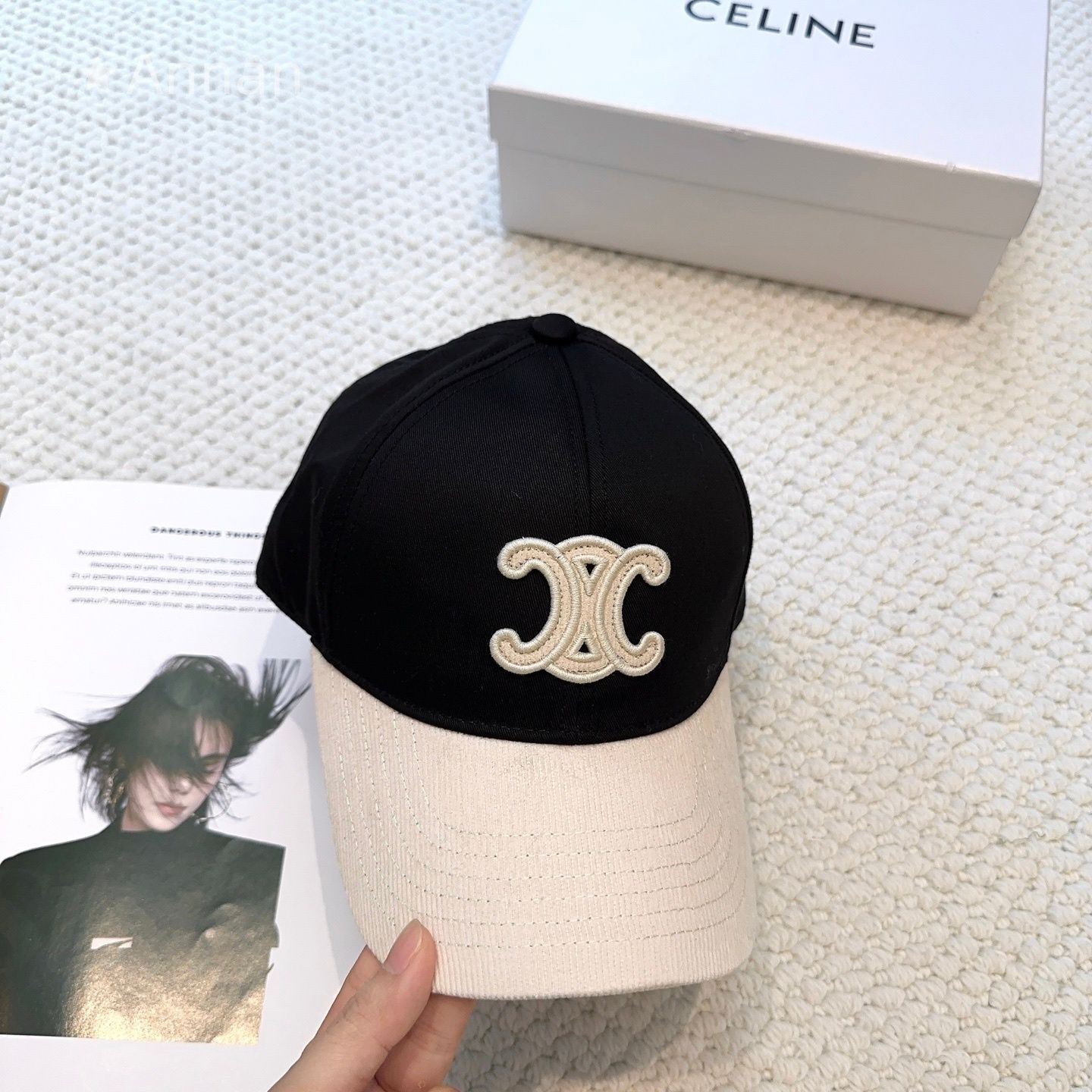 高級美品 状態良 新品 CELINE セリーヌ キャップ 帽子 メンズ レディース ユニセックス
