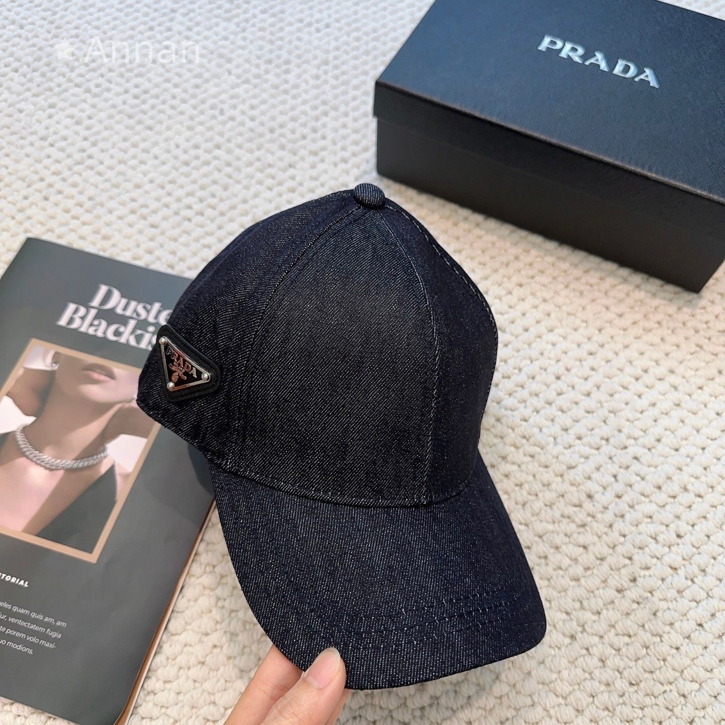 【極美品 現行型】新品 PRADA プラダ キャップ 帽子 メンズ レディース ユニセックス