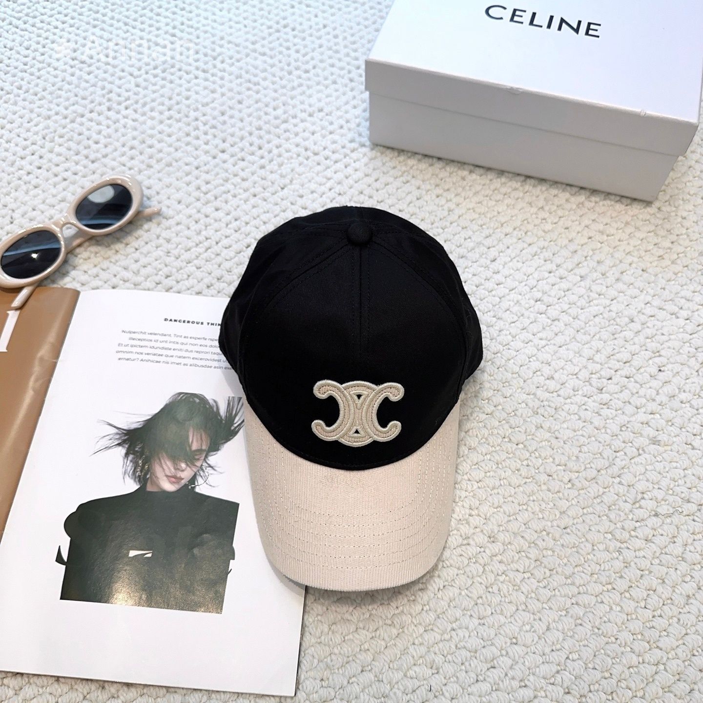 高級美品 状態良 新品 CELINE セリーヌ キャップ 帽子 メンズ レディース ユニセックス