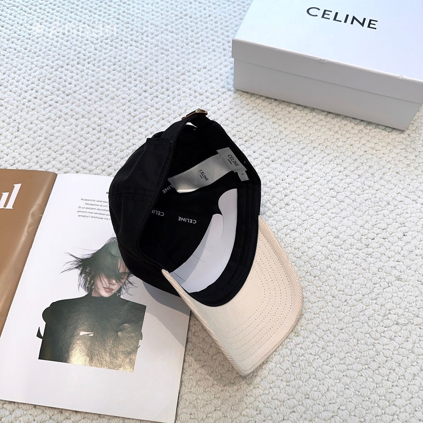 高級美品 状態良 新品 CELINE セリーヌ キャップ 帽子 メンズ レディース ユニセックス