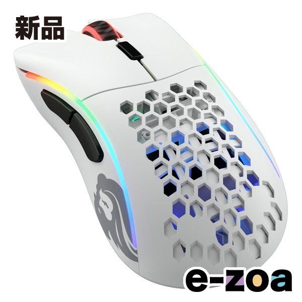 PC周辺機器 Glorious ワイヤレス ゲーミングマウス マットホワイト
