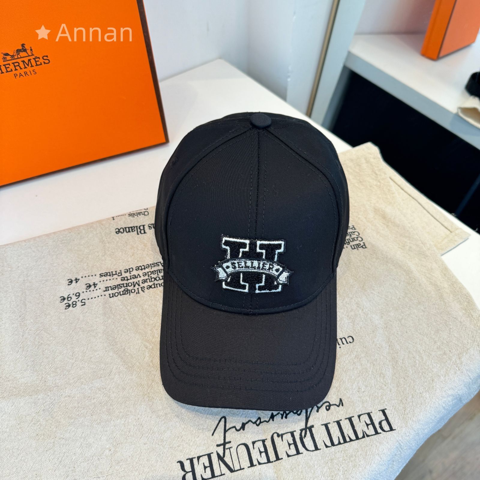 送料込☆新品 HERMES エルメス キャップ 帽子 メンズ レディース ユニセックス
