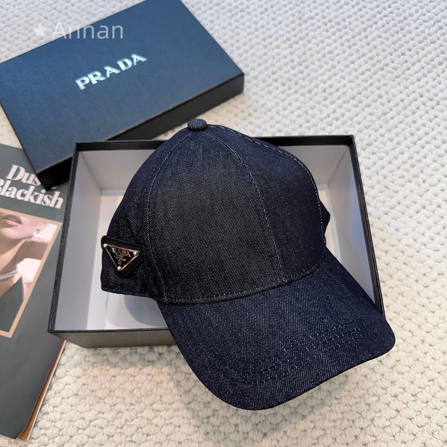【極美品 現行型】新品 PRADA プラダ キャップ 帽子 メンズ レディース ユニセックス