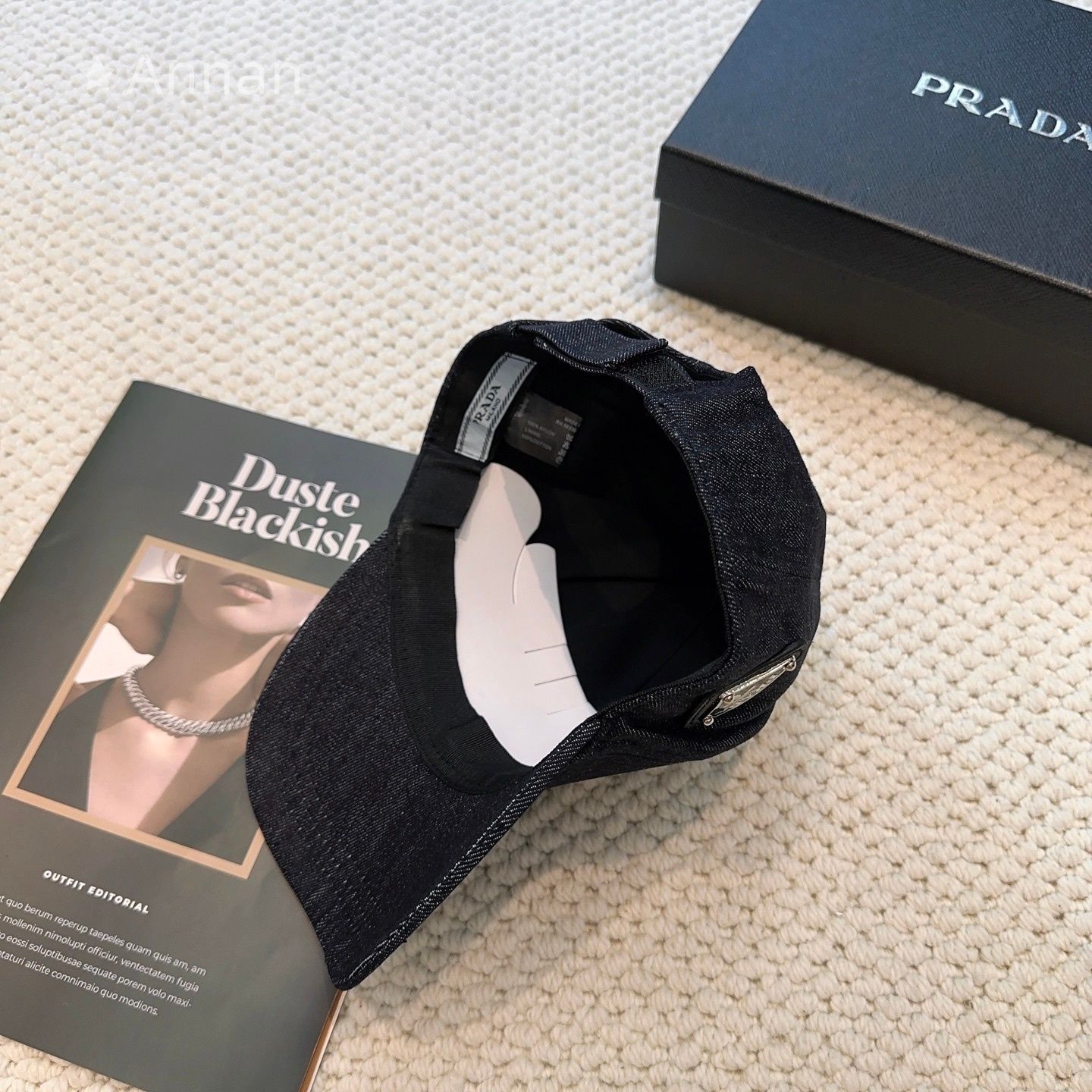 【極美品 現行型】新品 PRADA プラダ キャップ 帽子 メンズ レディース ユニセックス