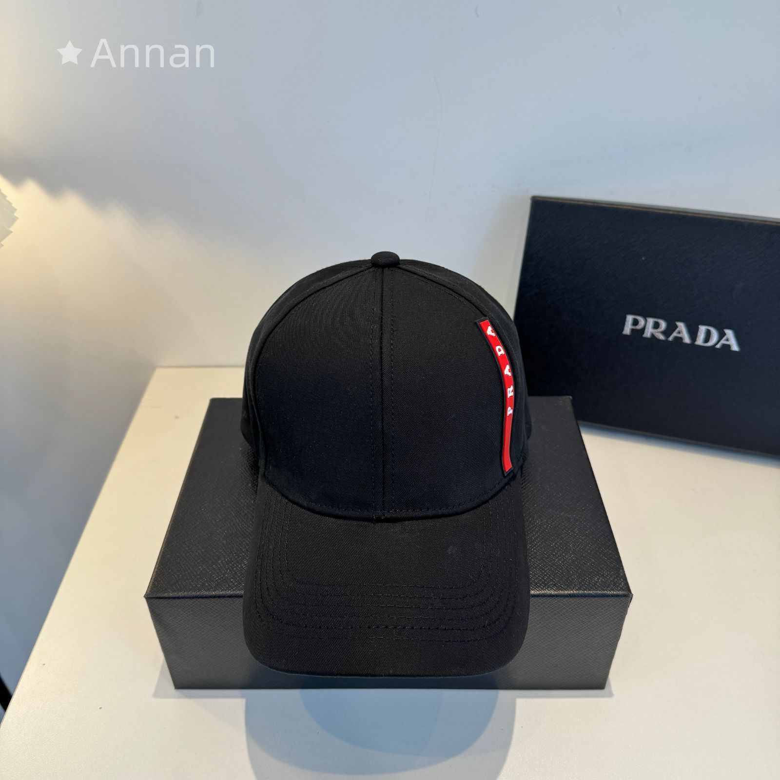 現行限定未使用に近い 新品 PRADA プラダ キャップ 帽子 メンズ レディース ユニセックス