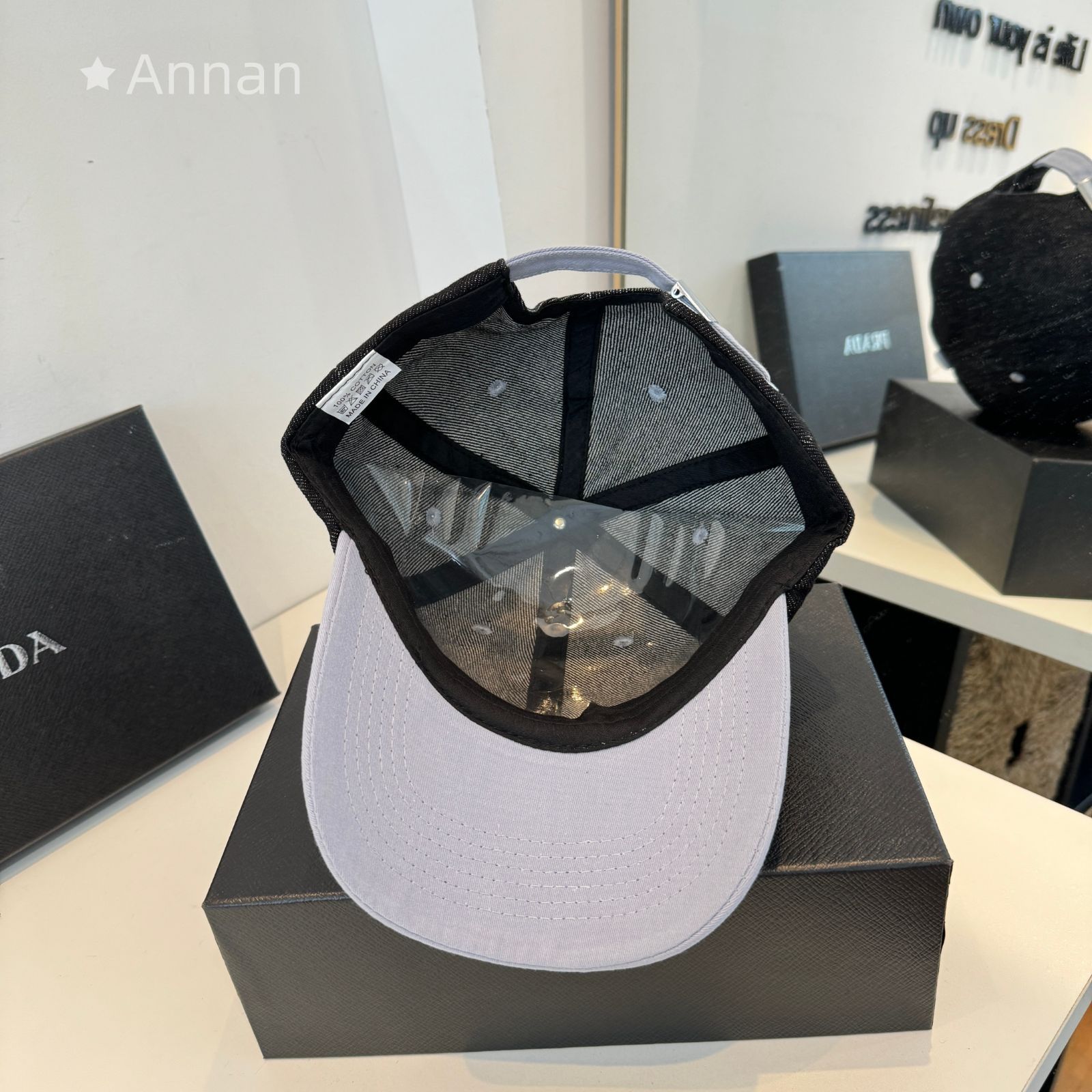 破格 可愛 美新品 PRADA プラダ キャップ 帽子 メンズ レディース ユニセックス