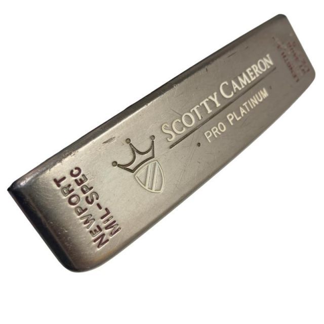 【中古】 タイトリスト SCOTTY CAMERON PRO PLATINUM NEWPORT MIL-SPEC パター PT スチール (フレックスその他) メンズ 男性用 右利き 右用 Cランク ゴルフクラブ