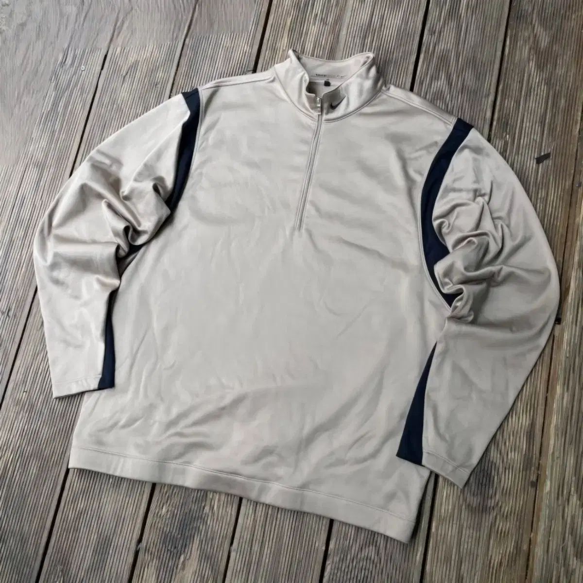 (L) ナイキ ゴルフ ハートジップアップ 長袖Tシャツ