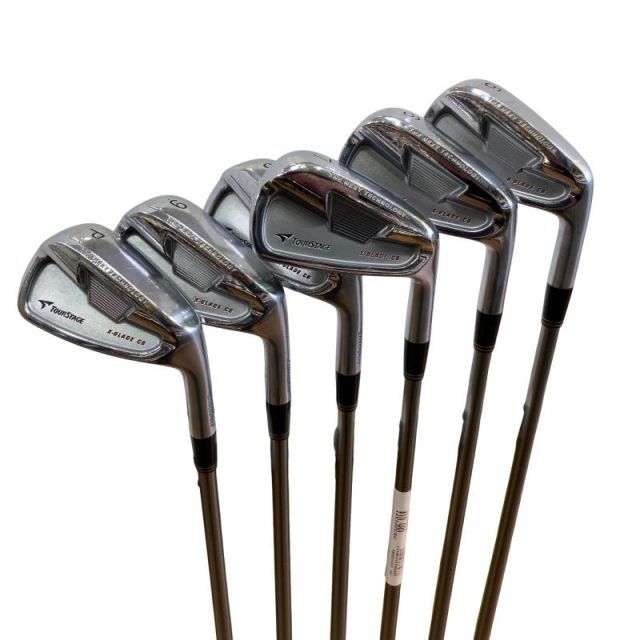 【中古】 ブリヂストン TOURSTAGE X-BLADE CB(2008) 6S アイアンセット IR 純正特注シャフト (フレックスS) メンズ 男性用 右利き 右用 Cランク ゴルフクラブ