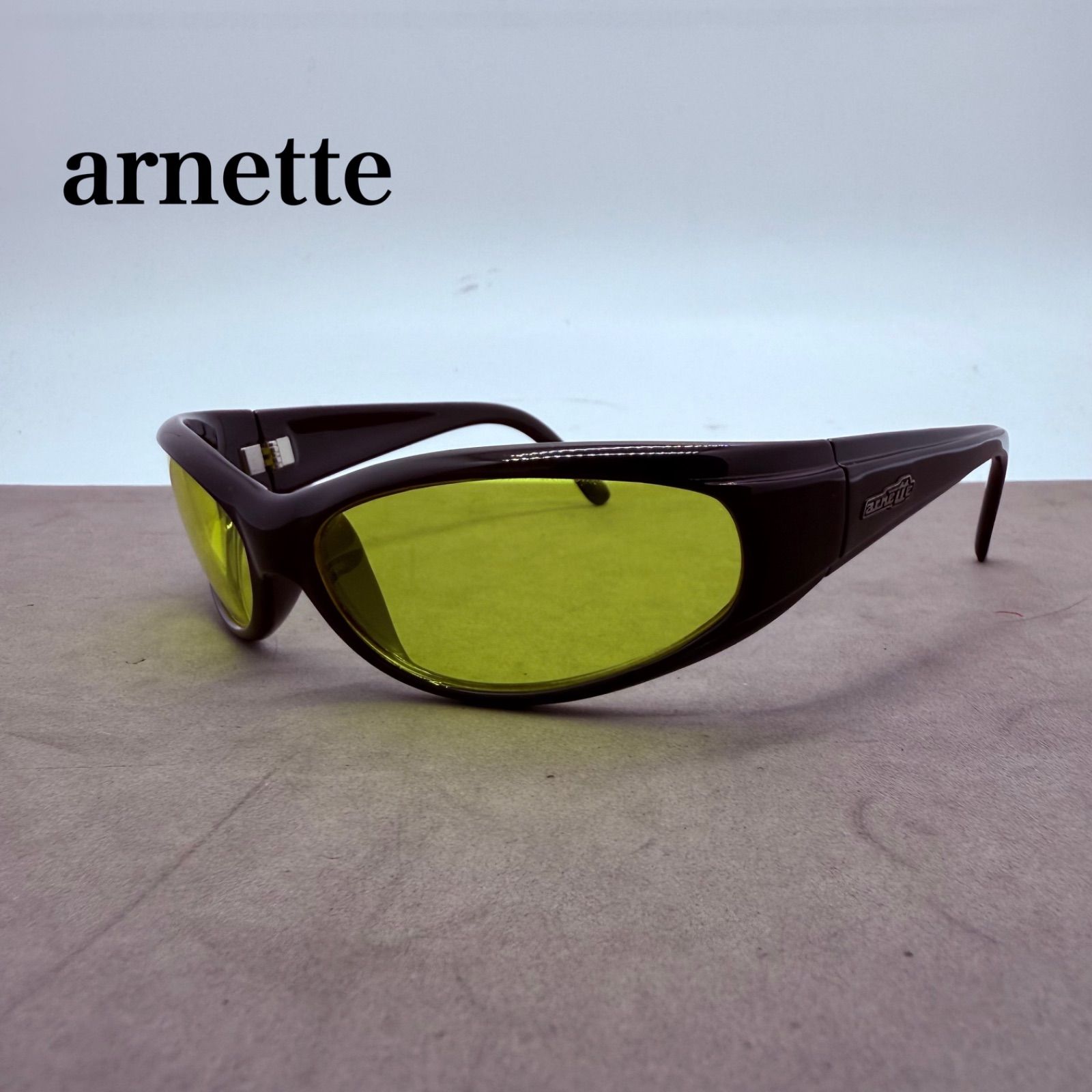 arnette 00s italy tech archive cyber sunglasses アーネット サングラス テック アーカイブ レア サイドロゴ 希少